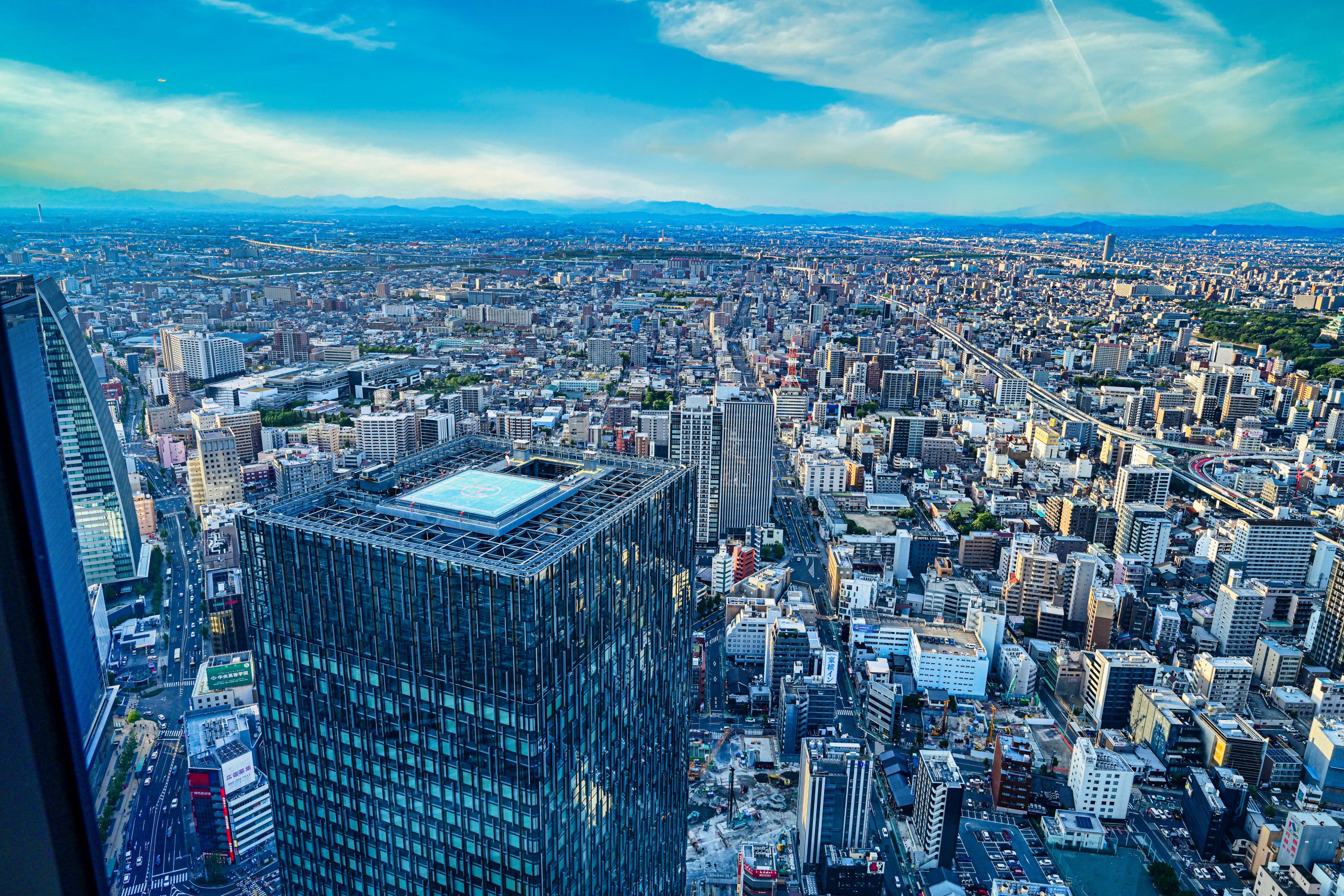 名古屋市街の眺望