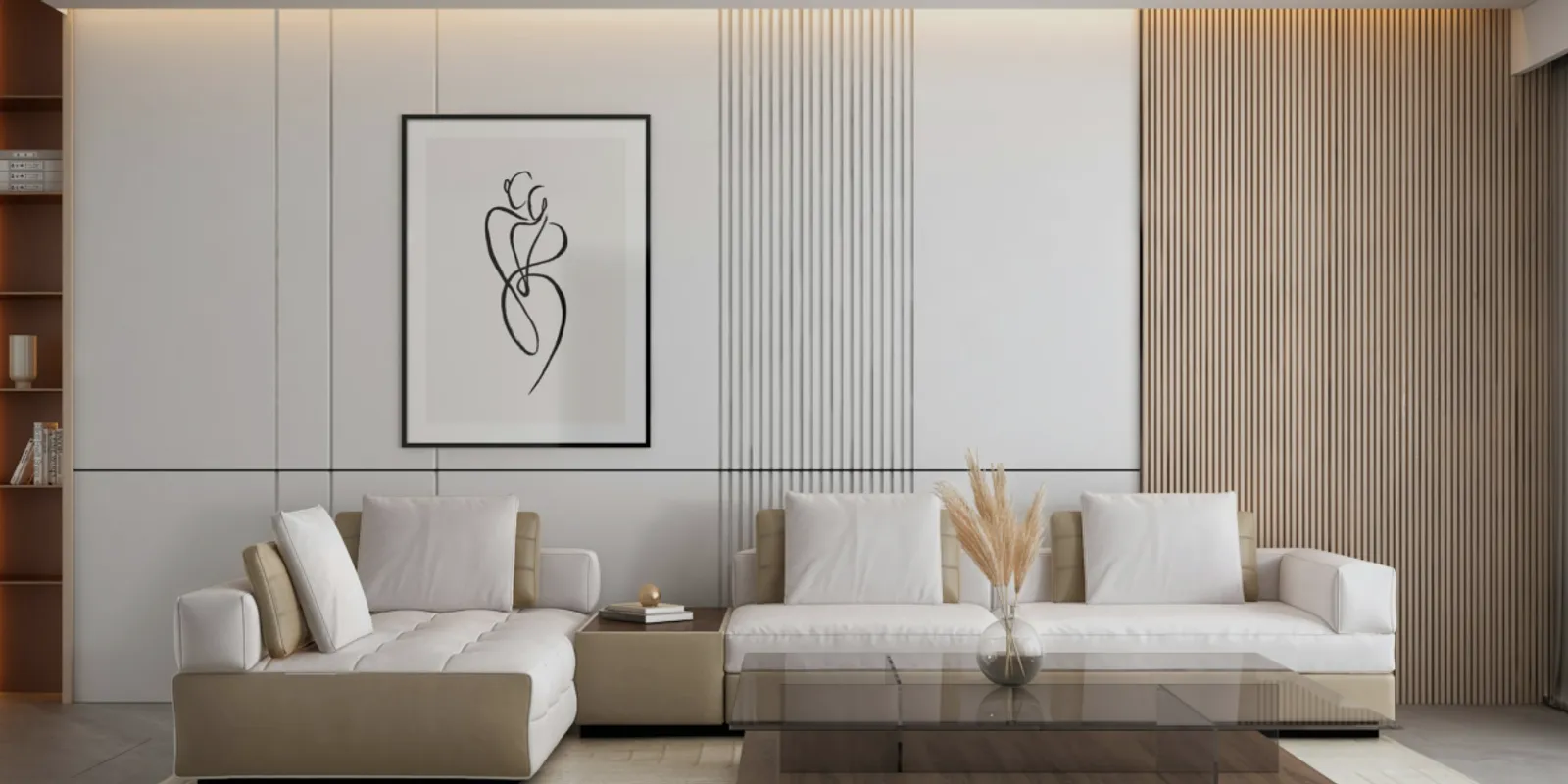 上質なリビング空間のインテリア