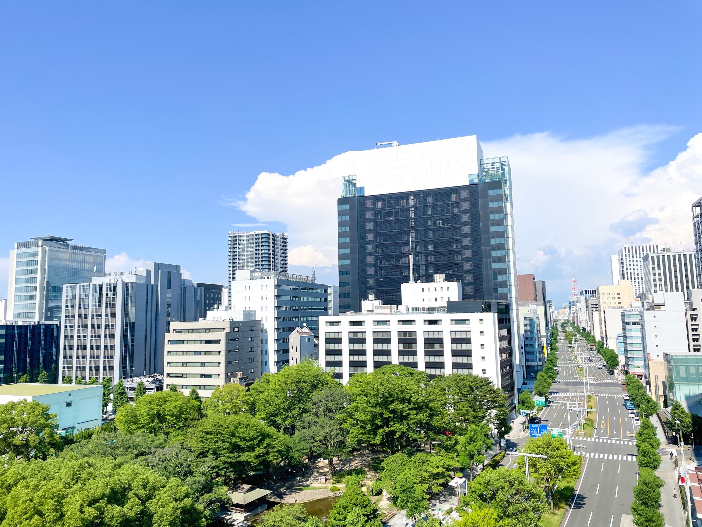 伏見エリアをイメージしたビジネス街の景観